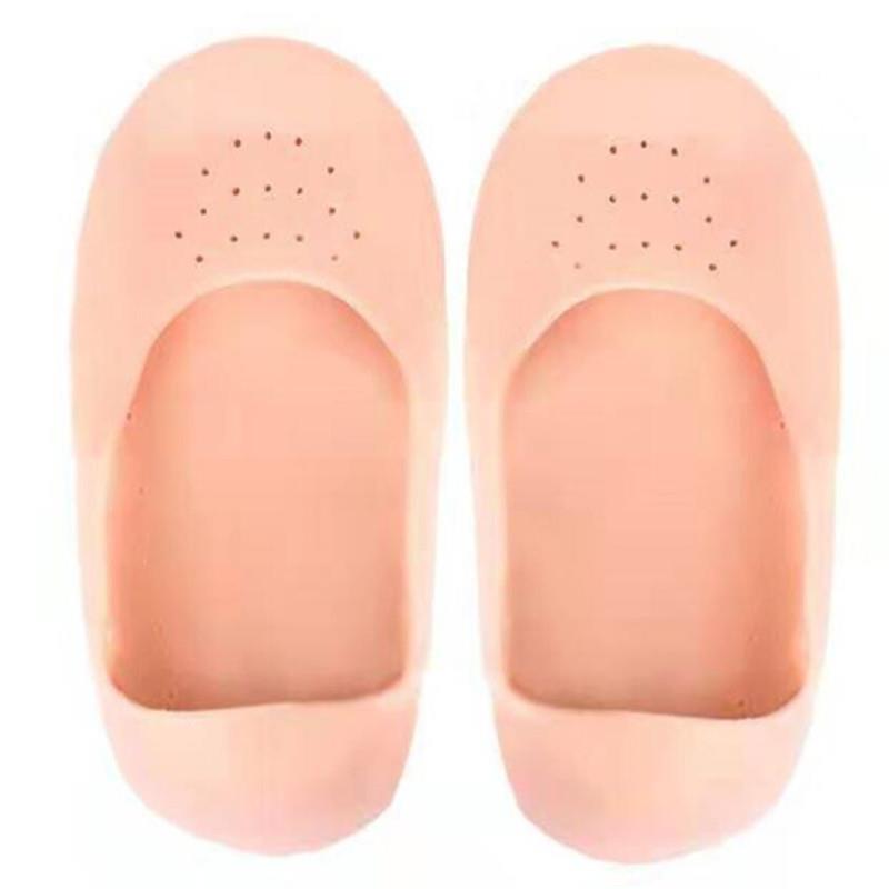 Silicone Insole Moisturizing Socks Heels Protector Anti Crack Foot Spa Socks Gel Shoes Insoles Feet Care Shoe Pads Cushion