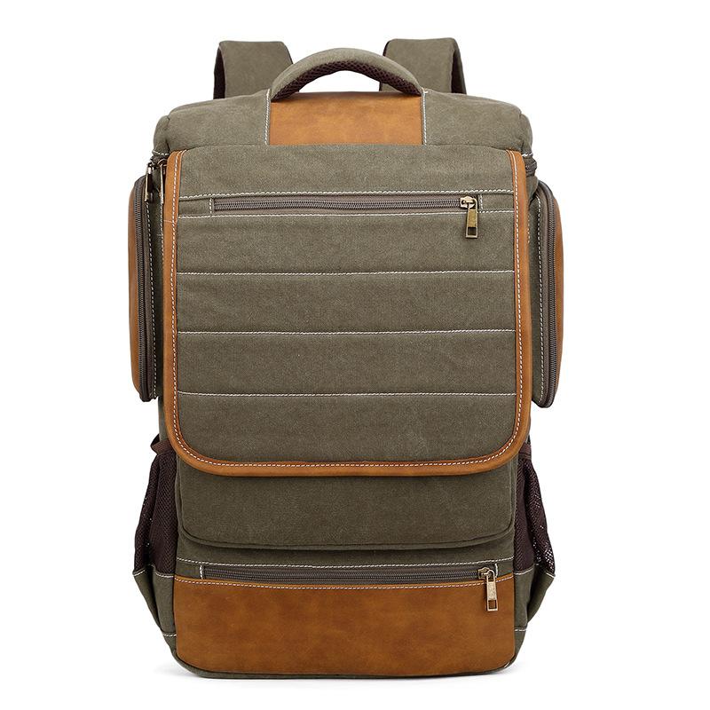 2020 New New Unisex Large Capacity Canvas Fabric Backpack Multi function Outdoor Travel Casual Fashion Bag