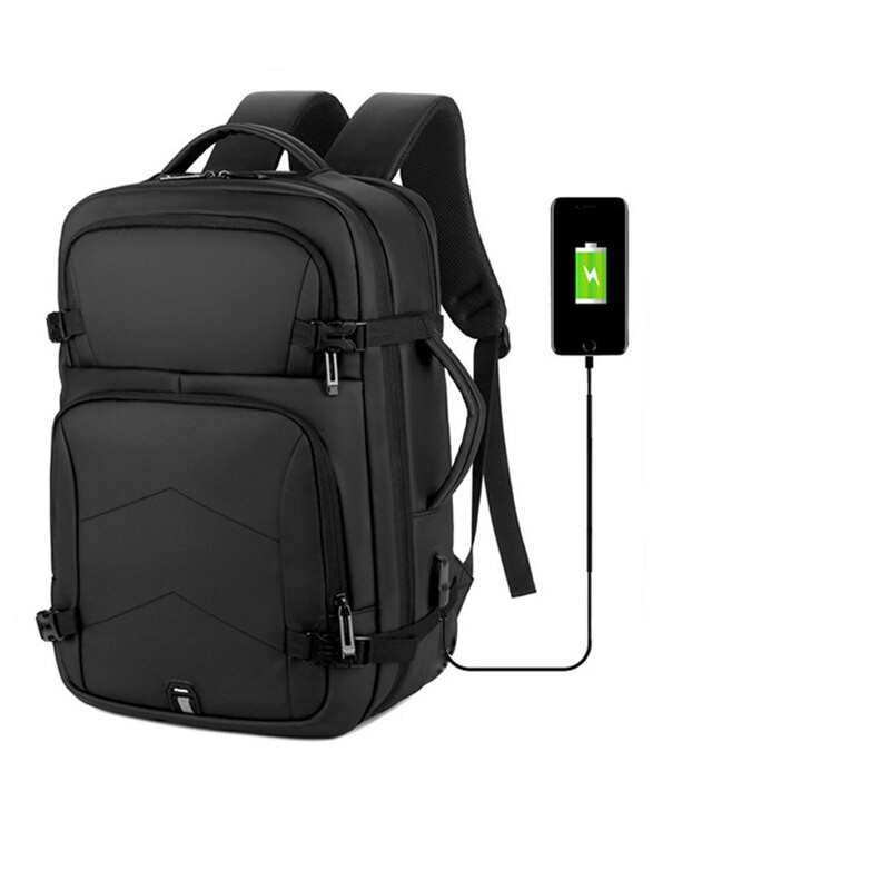 2020 nowy USB mezczyzni plecak podrozy sport Pack swiecacy w nocy szkola torba biurowa przenosne wodoodporne duzej pojemnosci wielofunkcyjne