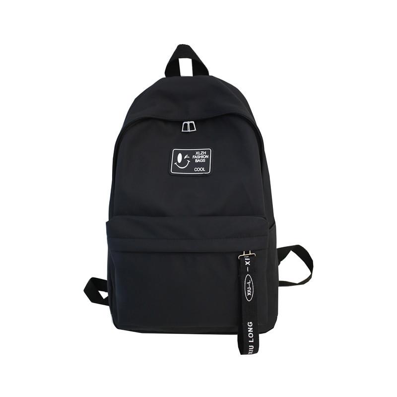 Oxford Backpack Waterproof Nylon Shoulder Bag Brand High Quality Leisure Or Travel Bag WOMEN Solid Black Fresh School Bag