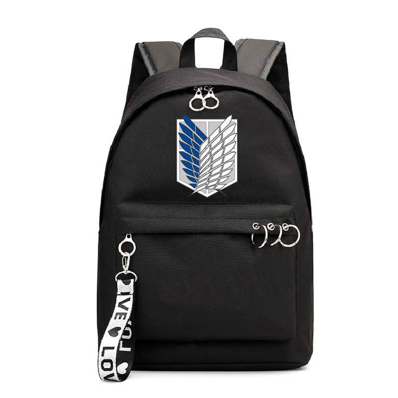 Mochila Attack on Titan plecaki szkolne chlopcy dziewczecy tornister plecak dla studentow nastoletnia torba na laptopa mezczyzni kobiety plecak podrozny
