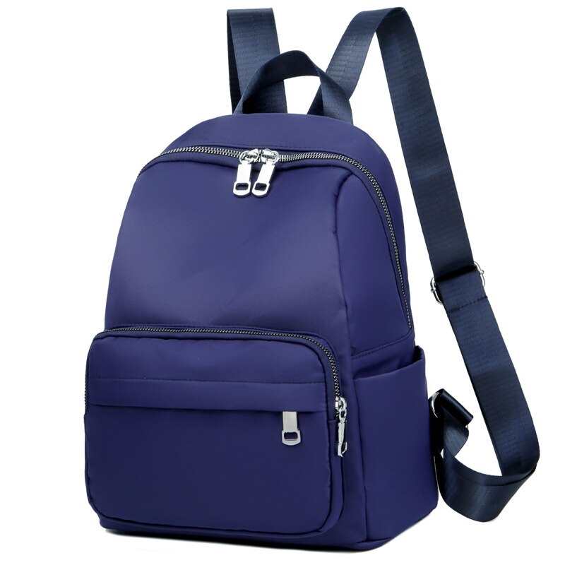Nowy wodoodporny Nylon kobiety plecak zamek szkola torby dla nastolatkow dziewczyny male Plecak na ramie kobiet wielofunkcyjny plecak