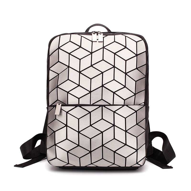 2021 geometryczny rombowy cekinowy plecak kobiety moda luksusowy plecak kobiet torba podrozna Laptop Bookbag dla dziewczyn plecak