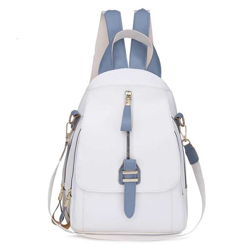 Kasetonowa konstrukcja wysokiej jakosci skorzana damska plecak 2021 moda nowa studencka tornister damska torba na ramie Mochilas De Mujer