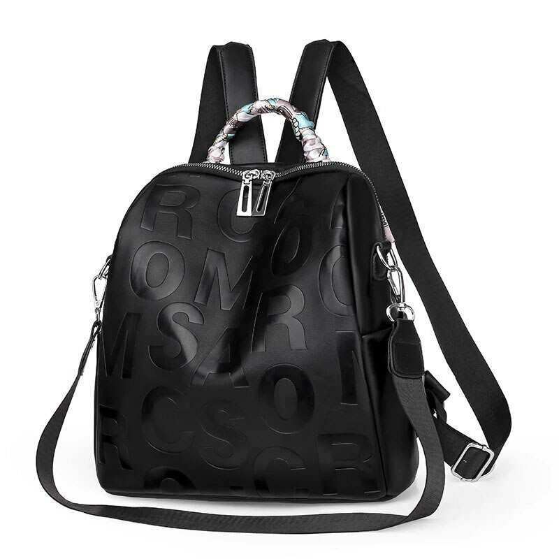 Plecak damski plecak szkolny torba damska torba na ramie Vintage dla kobiet plecaki ze skory pu moda list tloczenie torba hot