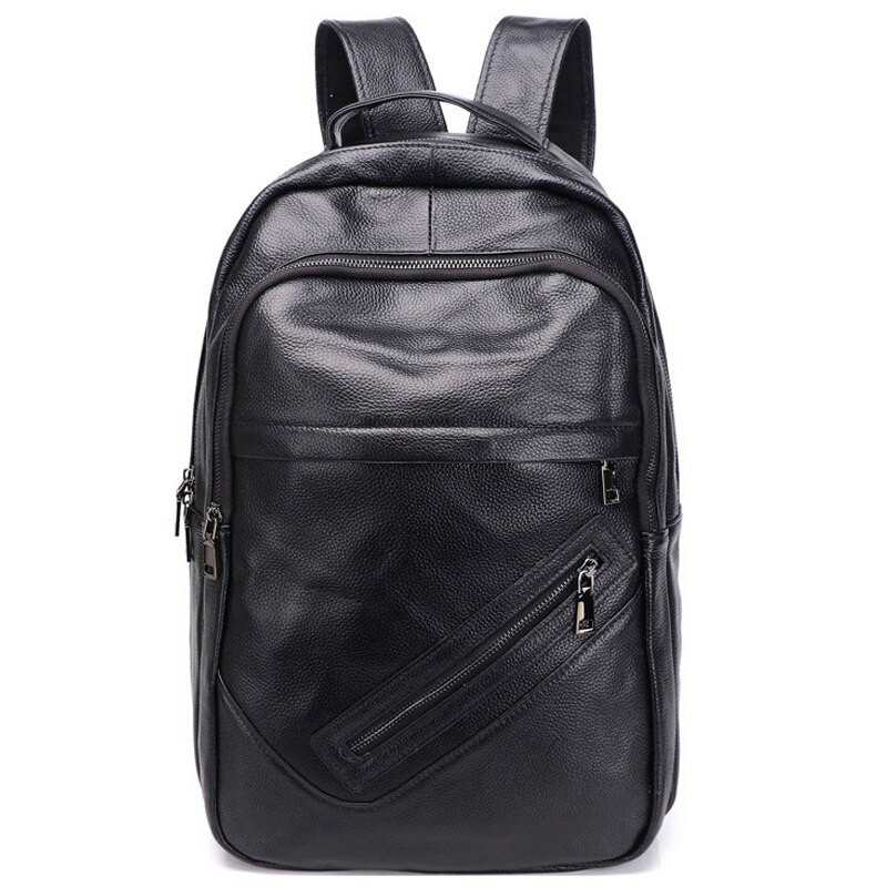 Travel plecak na zewnatrz 100% plecak z prawdziwej skory duza pojemnosc prosta torba na co dzien dla kobiet mezczyzn torba na komputer