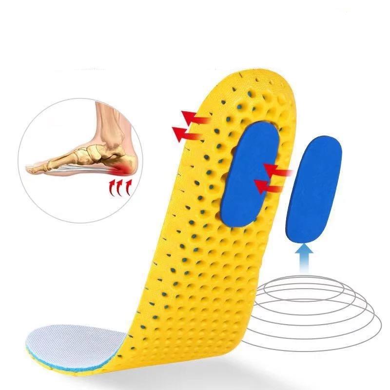 Orthopedic Memory Foam Sport Support Insert Feet Care Insoles for Shoes Men Women Orthotic Breathable Running Cushion Men Women