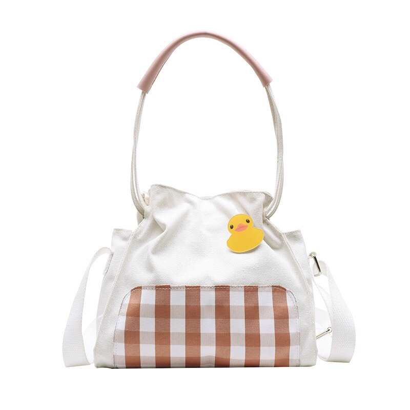 Nowa mala plocienna torba damska torba koreanska damska torba na ramie dla ucznia