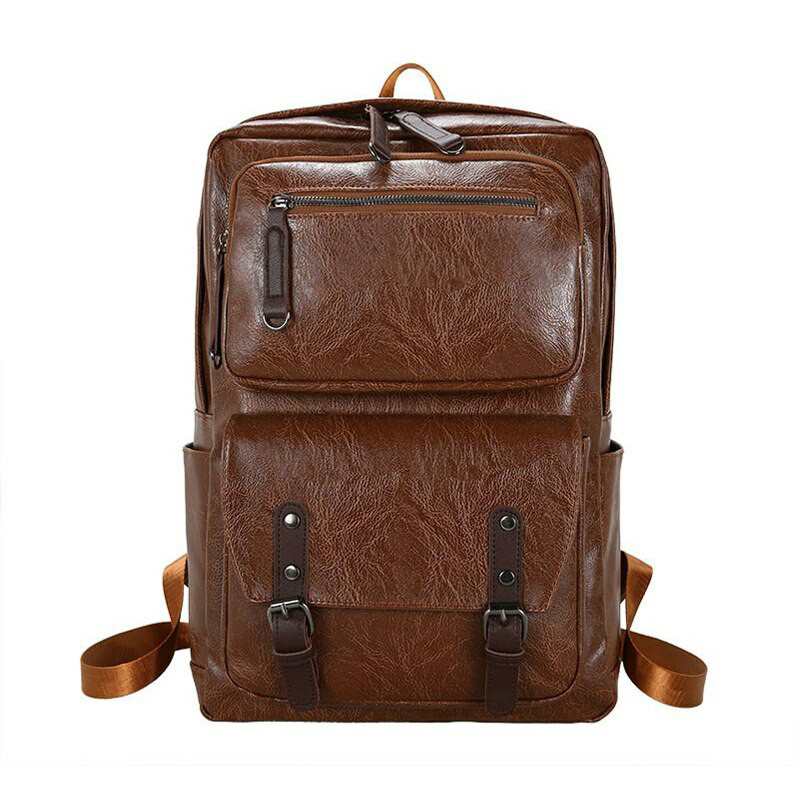 2021 plecak na co dzien Vintage skora o duzej pojemnosci tornister dla nastoletnich wodoodporny plecak podrozny Mochilas Para Mujer X344H