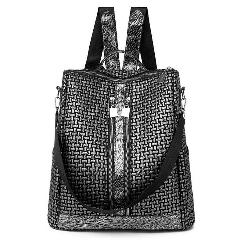 Kobiety wysokie Pu skorzane plecaki damskie wielofunkcyjna torba na ramie nastoletnia dziewczyna nowy tornister luksusowy plecak podrozny przeciw kradziezy