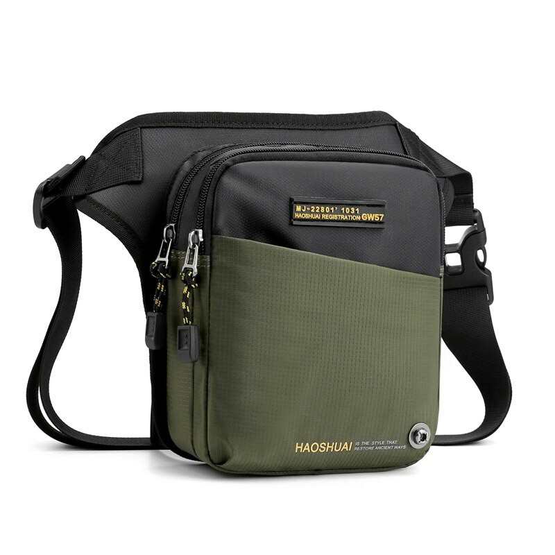 Nastolatek Outdoor Sports saszetka na ramie dla mezczyzn Casual Boys crossbody Riding Pocket 2021 nowy silnik wibracyjny do telefonu torebka czarna