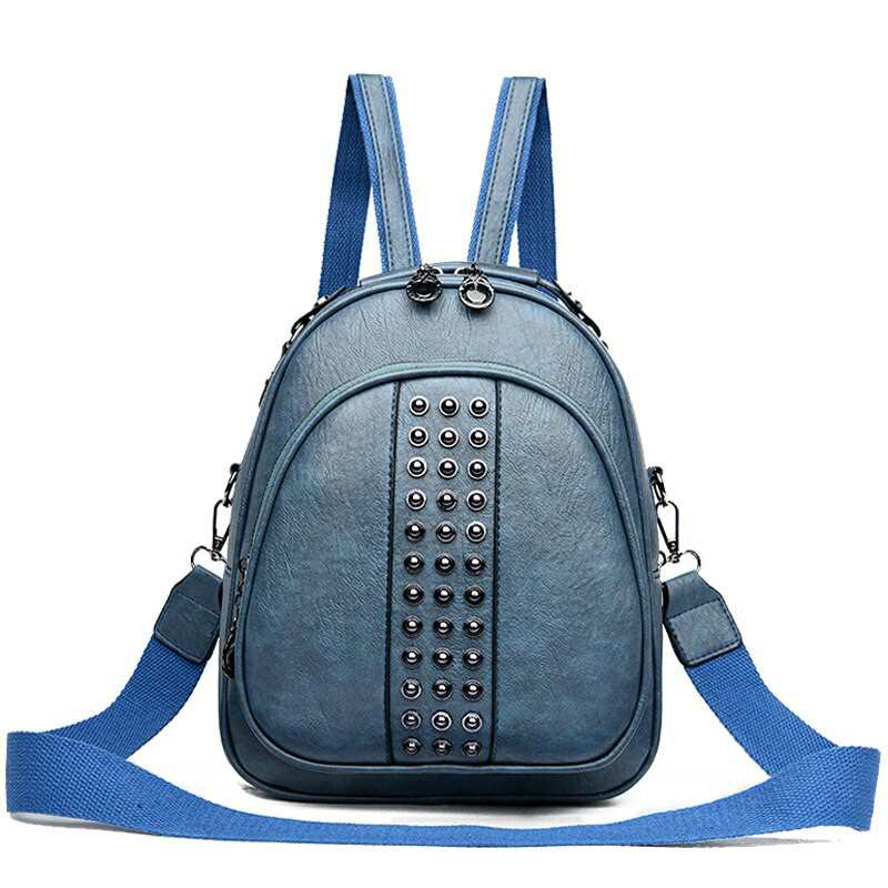 Vintage damski plecak wysokiej jakosci Pu skorzany plecak male torby szkolne dla dziewczynek panie plecak podrozny torby na ramie Mochila