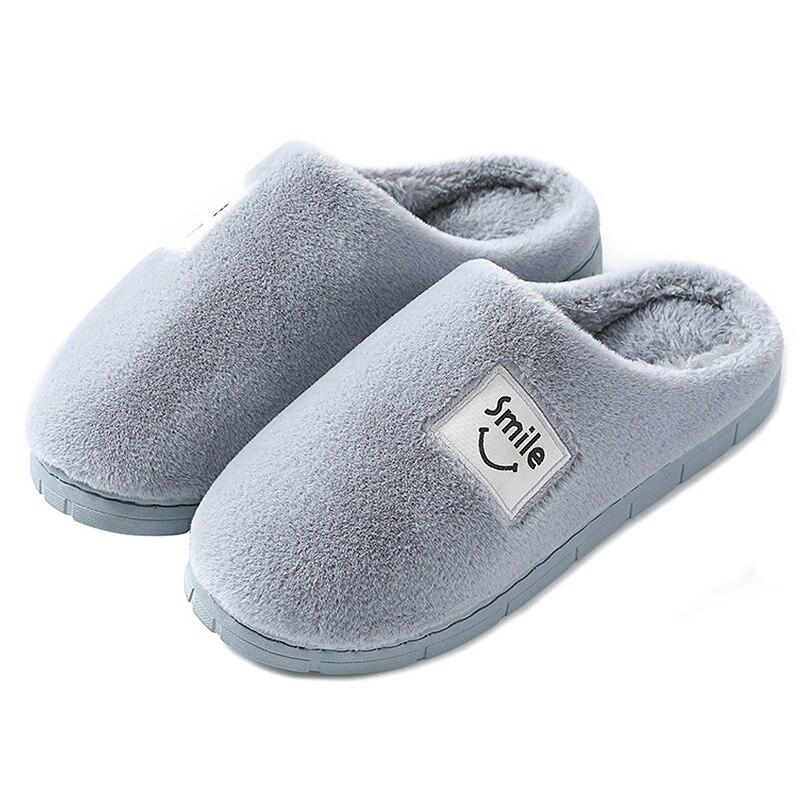 Indoor slippers for women Suede Flannel Female slippers Winter Warm Furry slippers Woman Non slip Soft House shoes