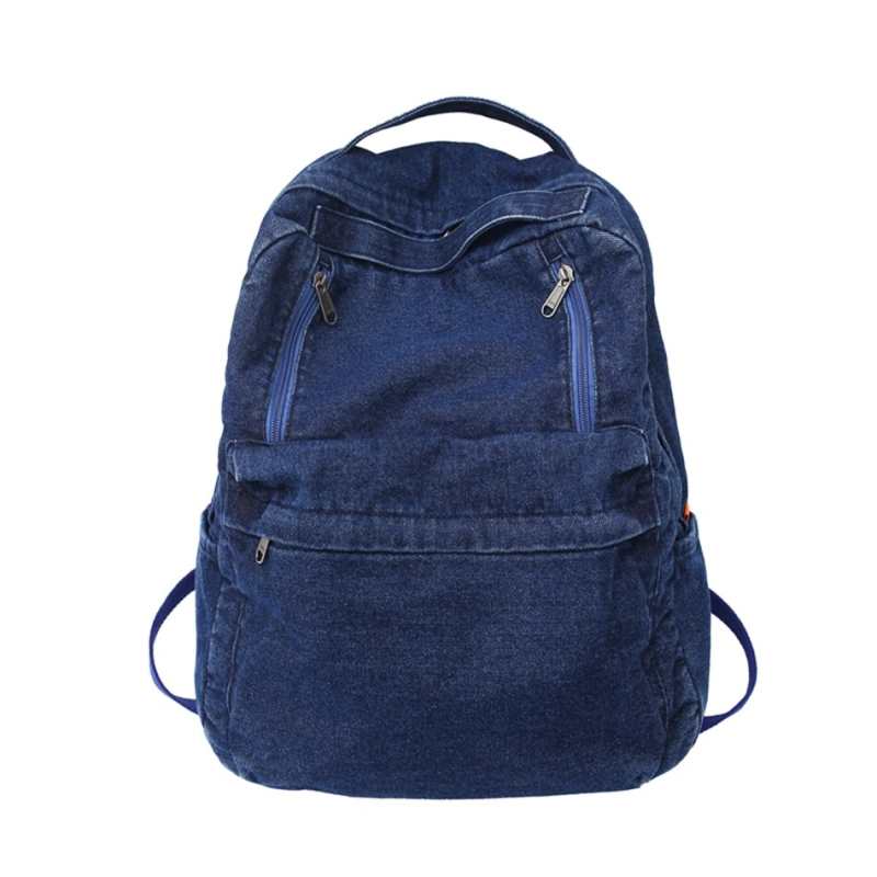 Denim plecak damski Retro plecak podrozny o duzej pojemnosci plecak studentka szkolne torby dla nastolatkow dziewczyny Rugtas Shoulder
