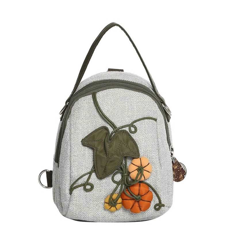 Moda narodowy kobiet posciel Mini plecak kobiet haft mala na ramie torba na co dzien kreskowka przenosny plecak dla dziewczat