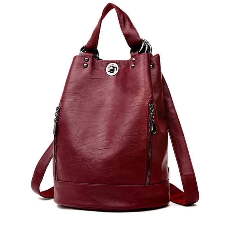 2019 zenski plecak mochila feminina casual wielofunkcyjny damski skorzany plecak kobieca torba na ramie Sac A Dos plecak podrozny