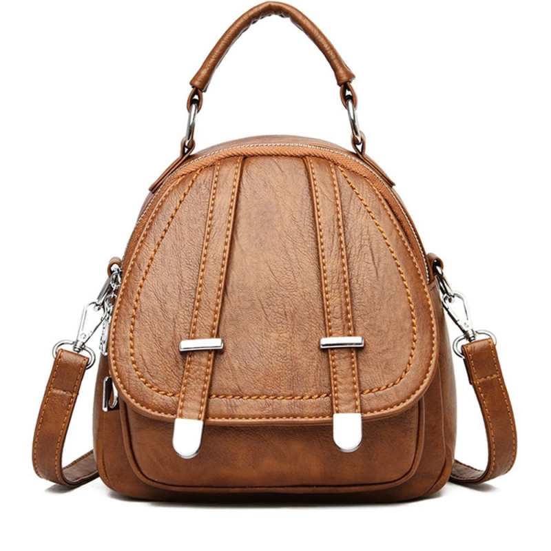 W nowym stylu wielofunkcyjny damski plecak luksusowy projektant kobiet torba ze skory naturalnej mody antykradziezowy projekt damski plecak
