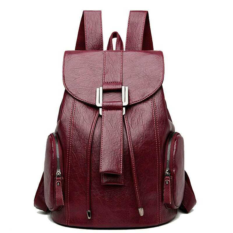 Plecak na co dzien kobiety pu skorzany plecak dla nastolatek plecak podrozny o duzej pojemnosci moda na ramie torby Mochila