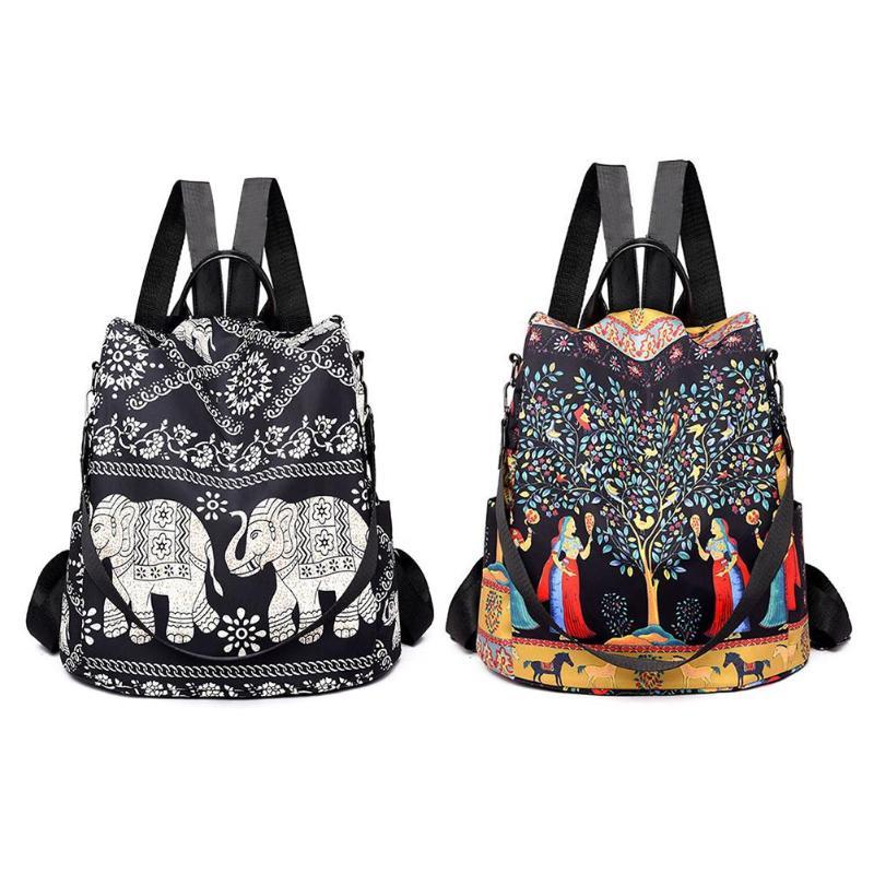 WOMEN Oxford Bagpack Fashion Multifunction Backpack Female Anti Theft School Bag for Teenager Girls Notebook Sac A Dos mochila