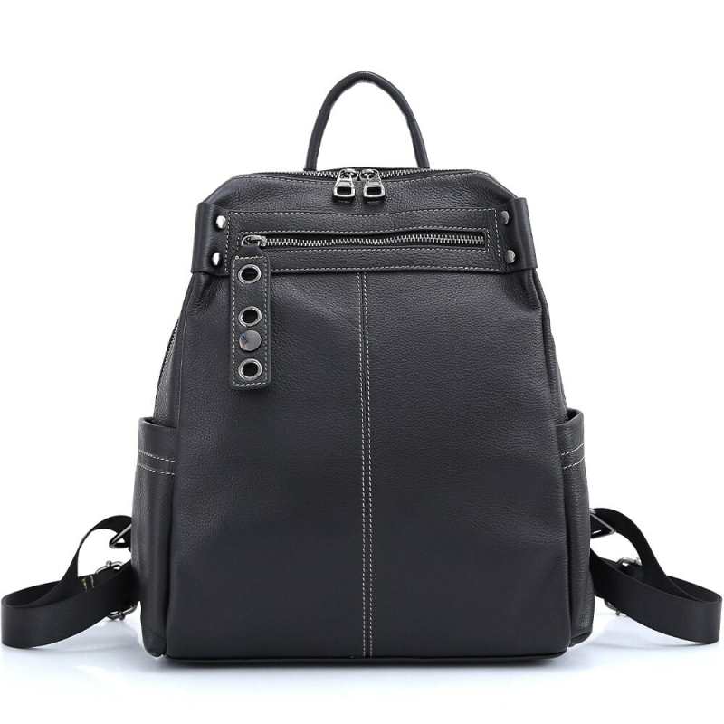 Fashion elegancki damski plecak miekka skora bydleca skorzany plecak Simpe Casual kobieta plecak o duzej pojemnosci torby szkolne