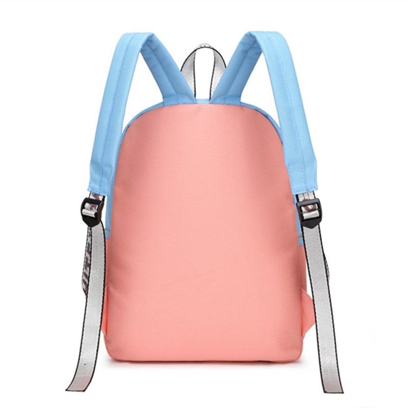 Girls Nylon School Bags WOMEN Preppy Style Cute Backpack Waterproof Casual Pink Mochila Travel Laptop Bagpack