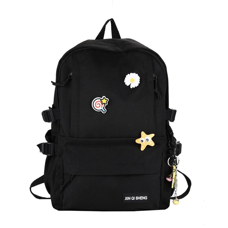 Canvas Backpack Brand High Quality School Bag for Teenage Girls Preppy Style 100% Cotton Leisure Or Travel Bag Cute Package