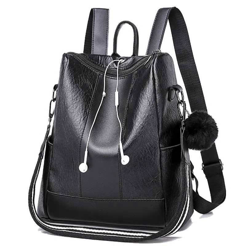 Plecak na co dzien kobiety PU skorzane plecaki torby szkolne dla nastoletnich dziewczat wielofunkcyjne torby na ramie panie plecak podrozny