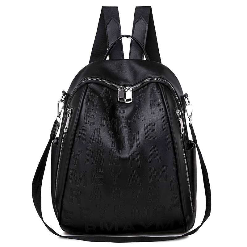 Prosta moda damska plecak z PU torba na ramie plecak akademia Bagpack dziewczyna duza pojemnoscchoolbag Student Casual torba podrozna