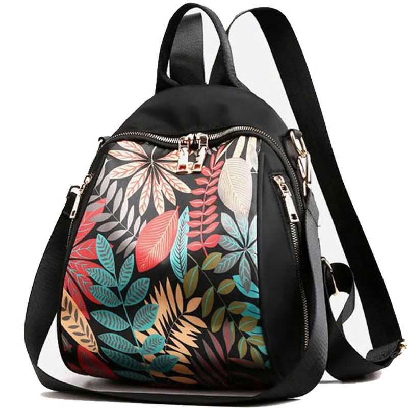 Torby na plecak 2019 nowy plecak z nadrukiem torba uczen czarny rozrywka torba podrozna Oxford tkaniny lekki plecak duzy capaci