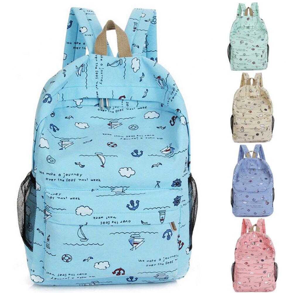2019 Canvas Cute Backpack Fashion Adolescent Girl Backpack Female Best WOMEN Backpack Rucksack Mochila Bagpack Travel Bag
