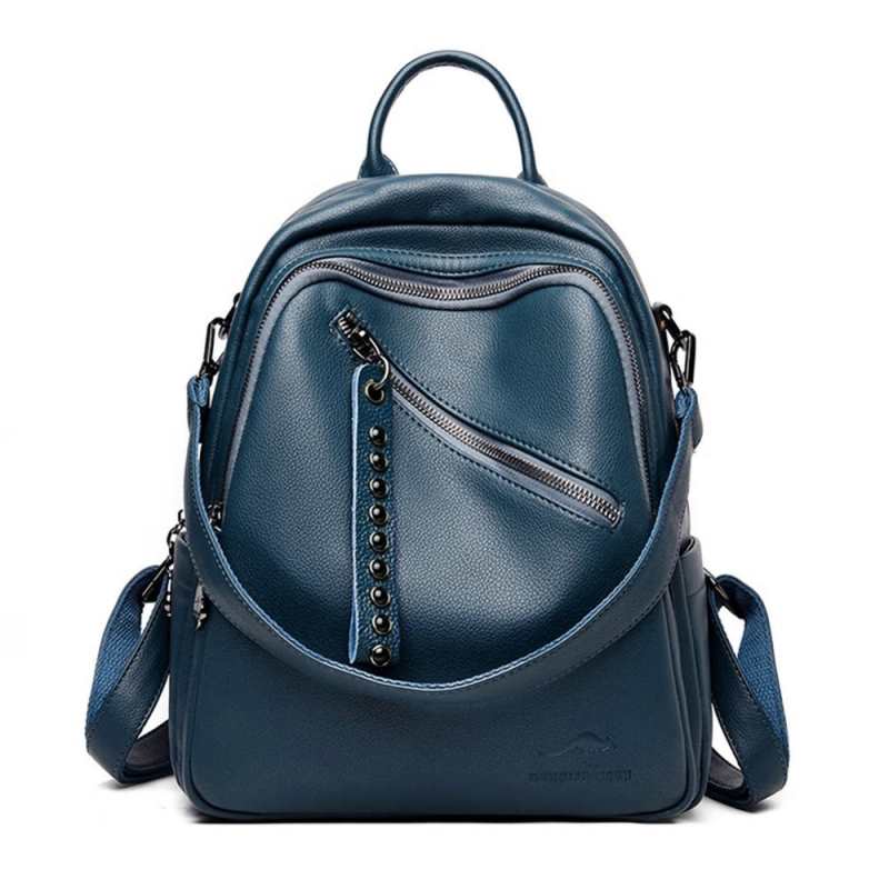 2020 nowy luksusowy projektant panie plecak wysokiej jakosci miekka PU skora damska torba na ramie Solid Color moda Mochilas De Mujer