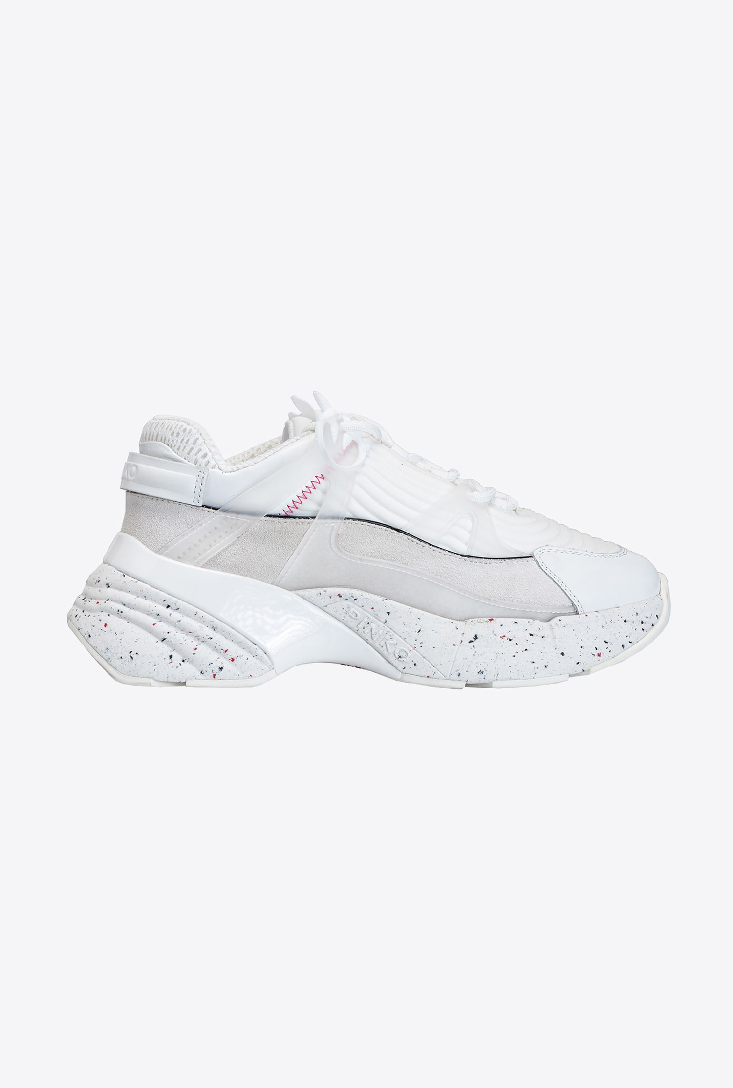 Oversized rubberised sneakers