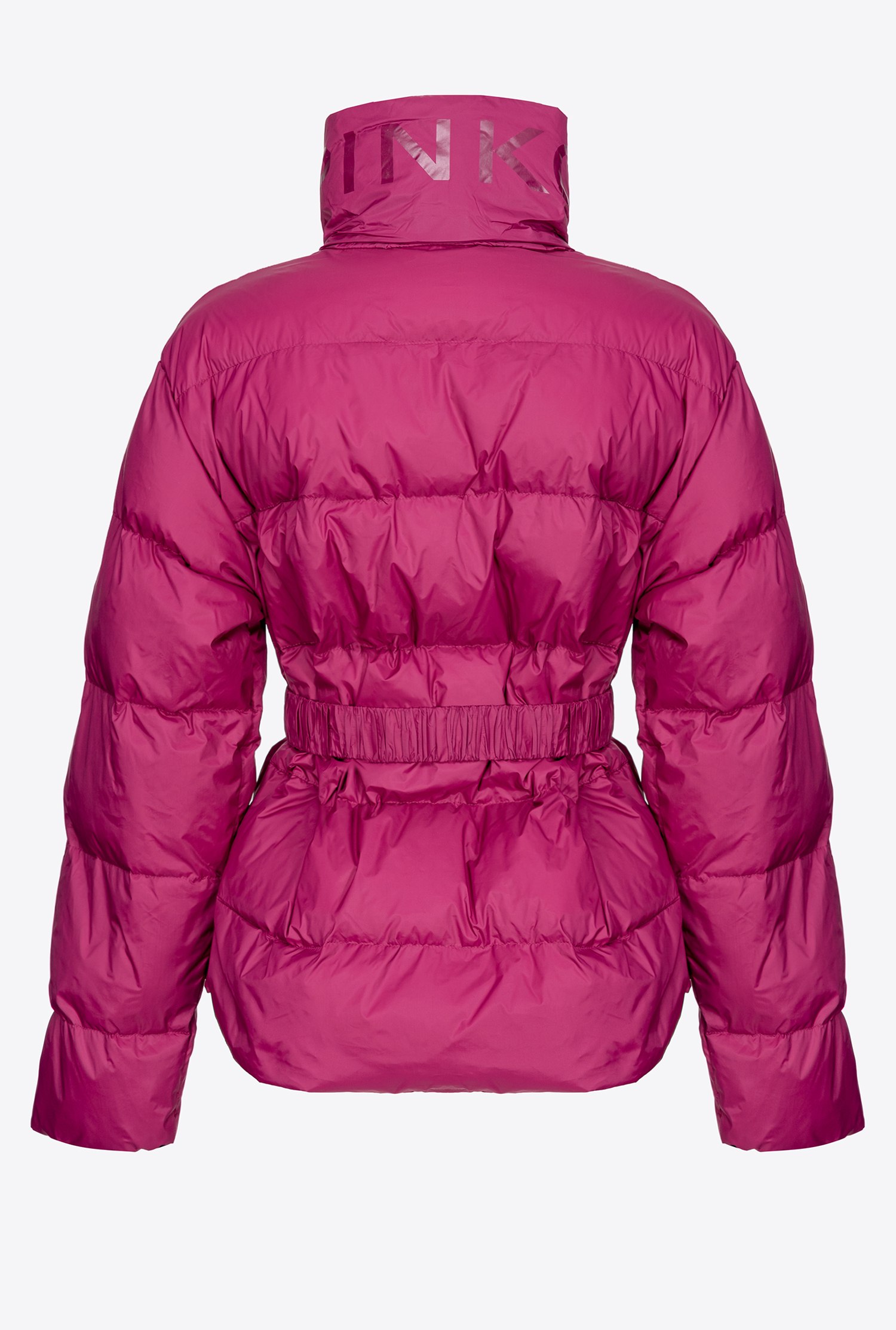 Short down jacket with belt