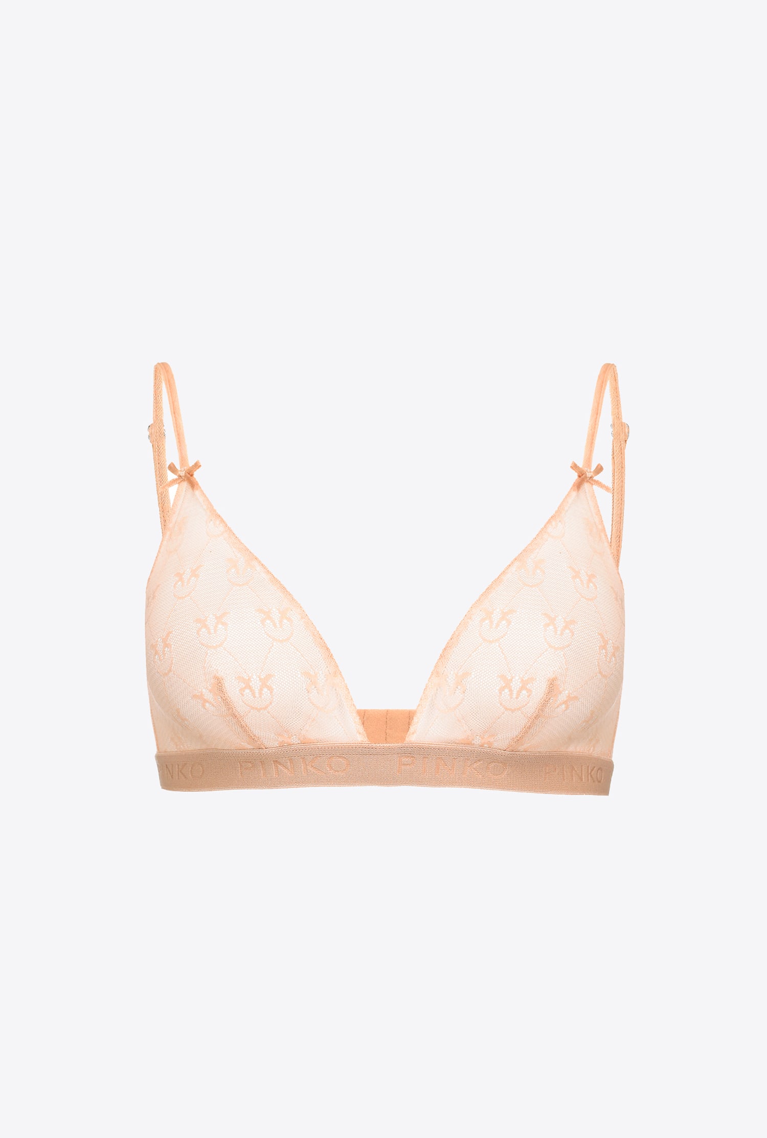 Lace triangle bra