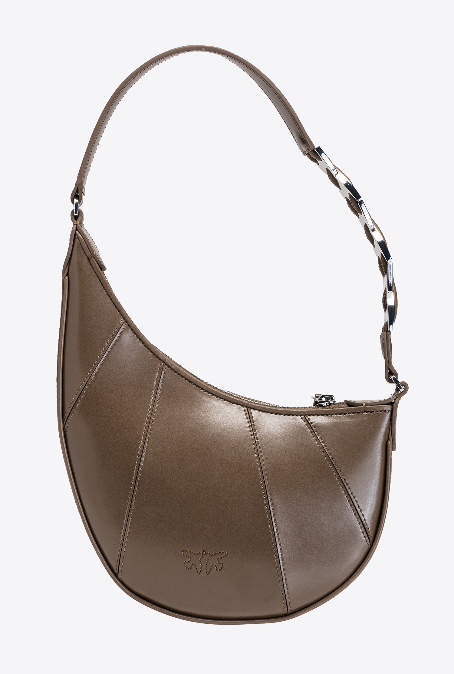 Mini Long Half Moon Bag Geometric Lux