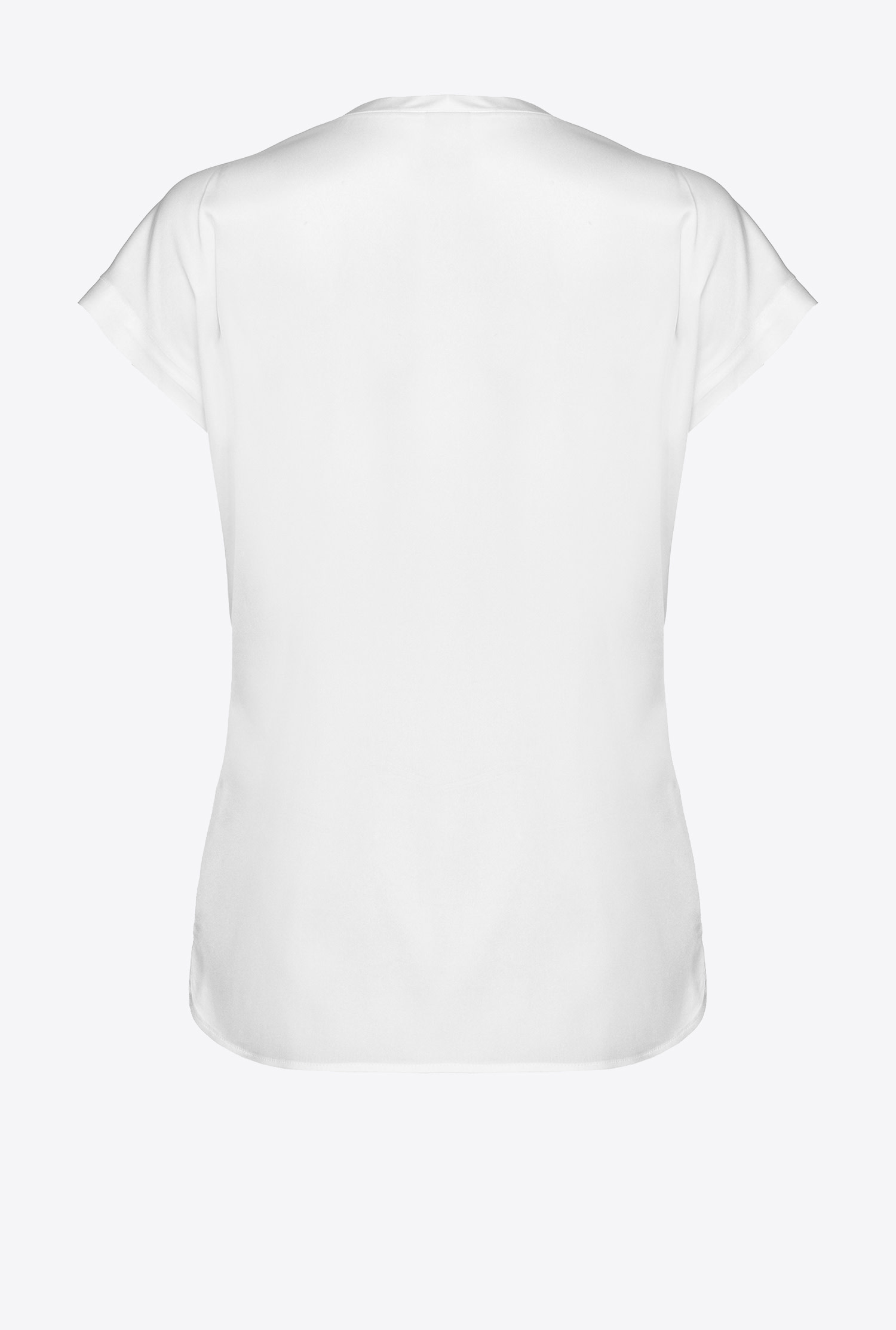 Stretch satin top