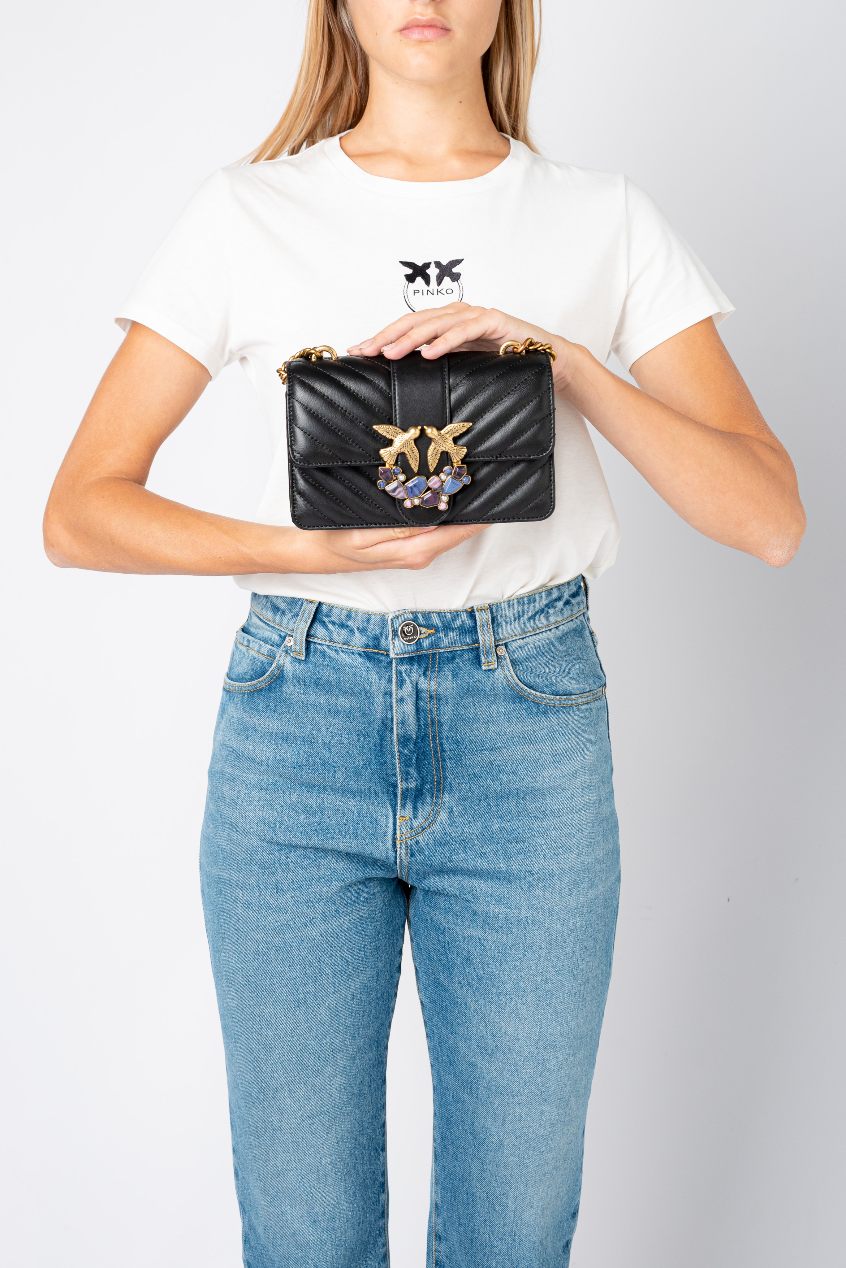 Mini Love Bag Icon Chevron Jewel