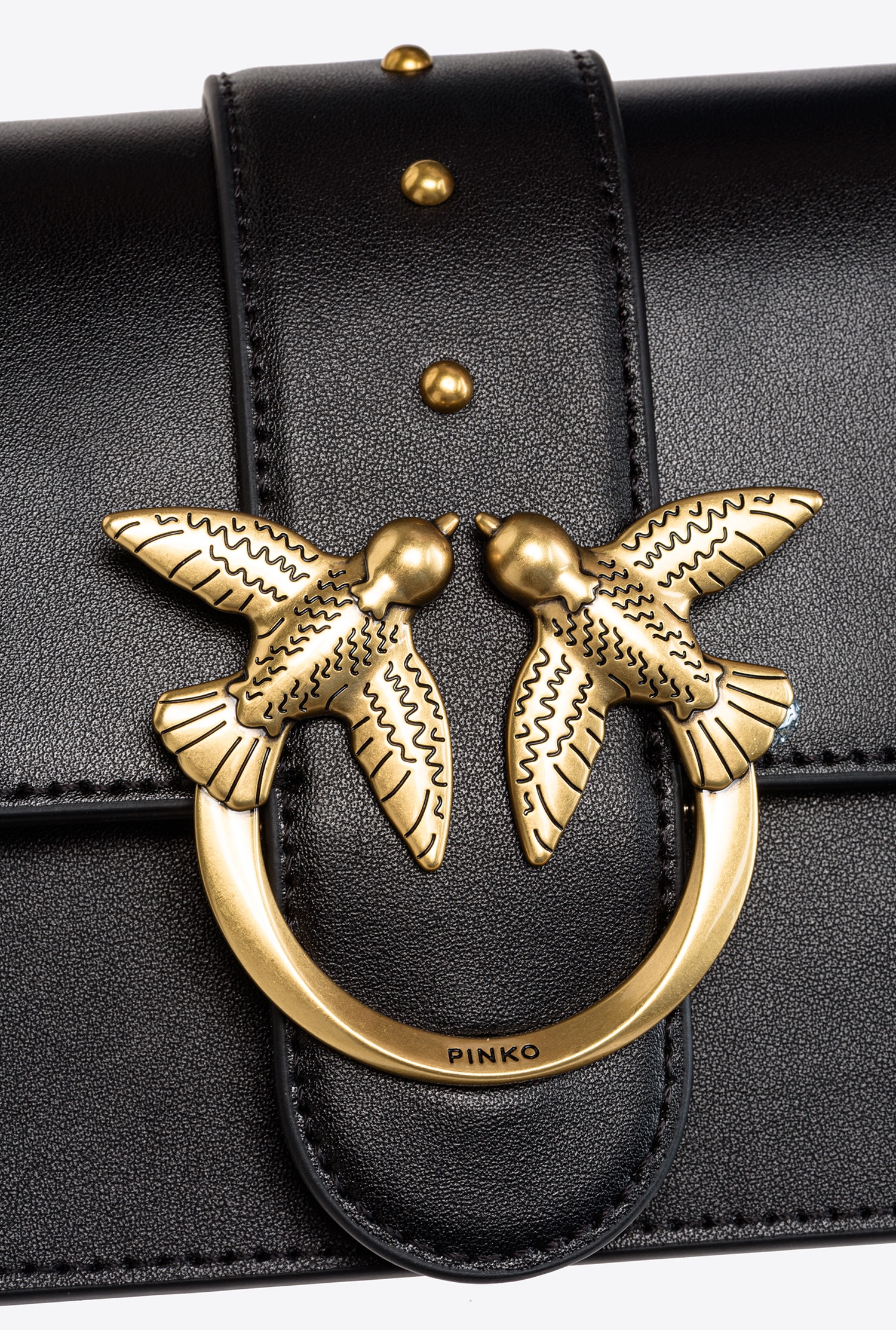 Mini Love Bag Icon with faux fur shoulder strap