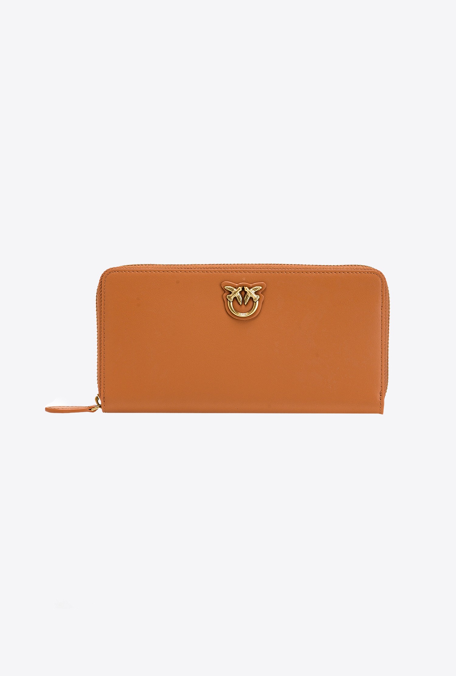Zip-around leather purse