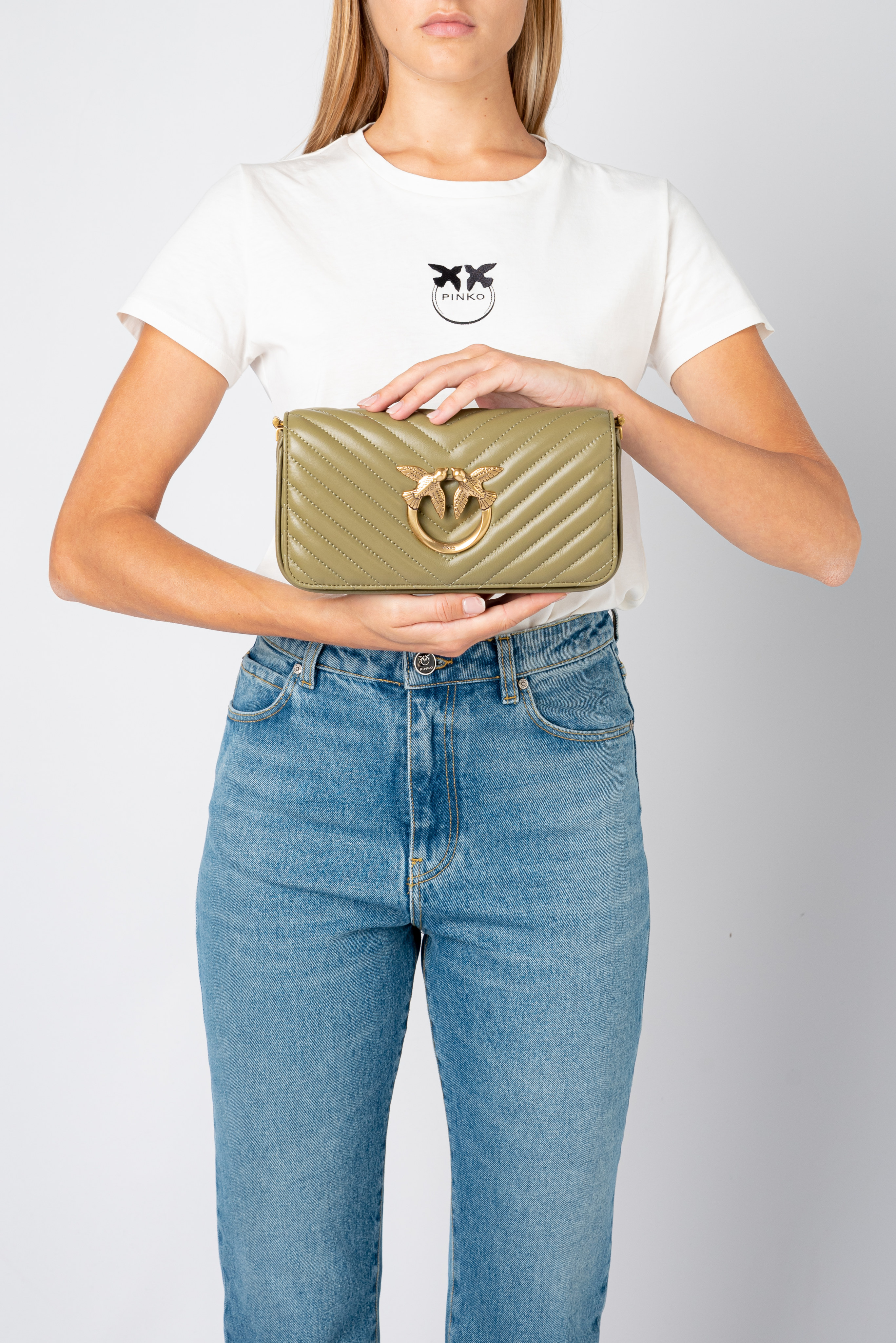 Mini Love Bag Click Baguette Chevron