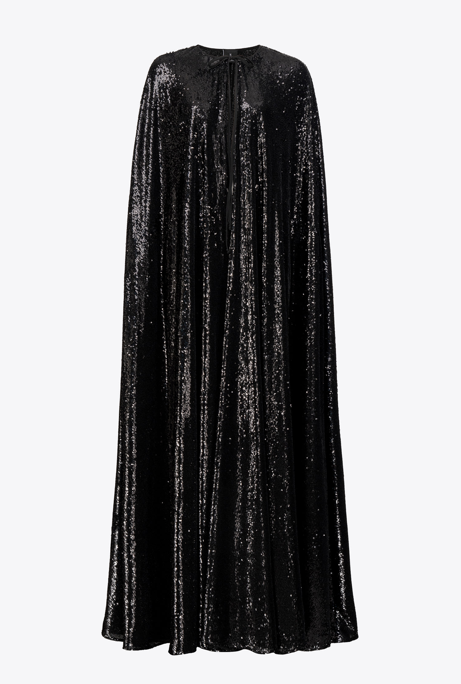 Long cape with sequins all over
