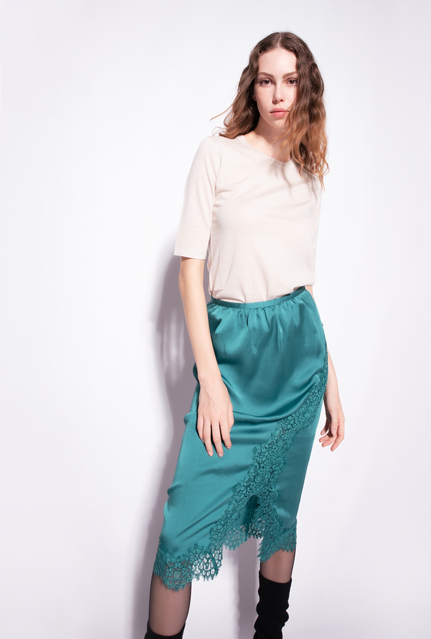 Colour-block sweater