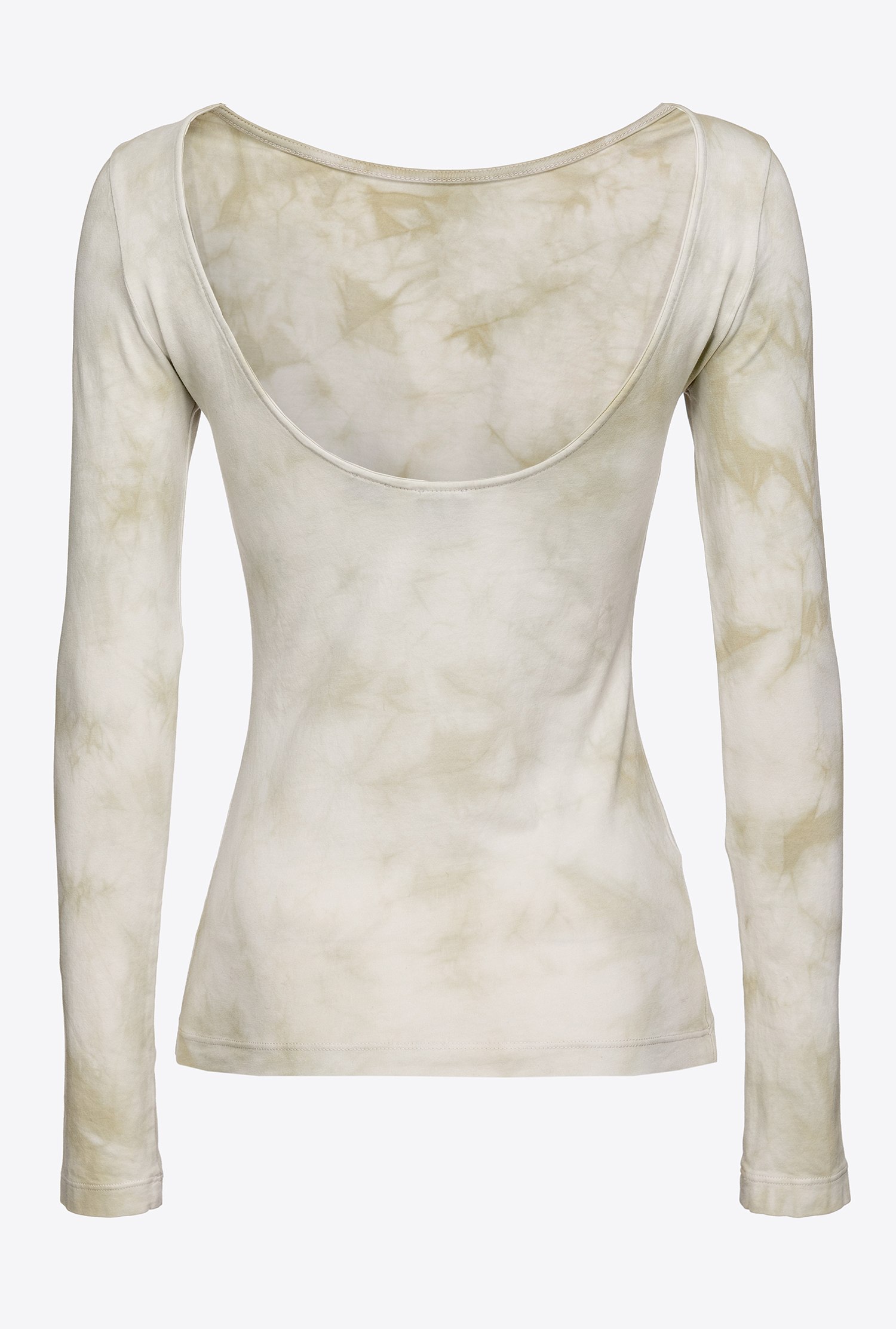 Tie-dye jersey sweater