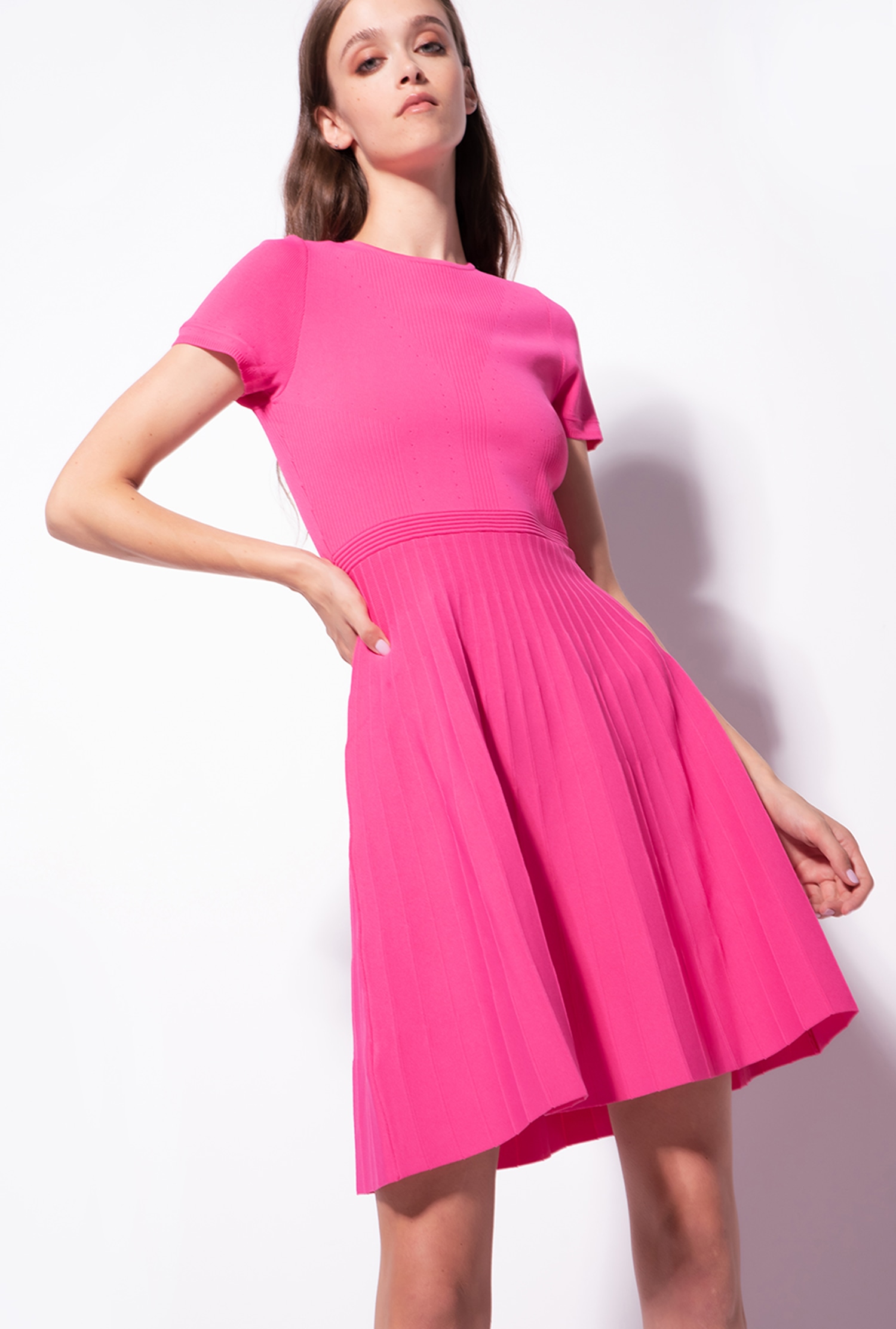 Knit mini dress