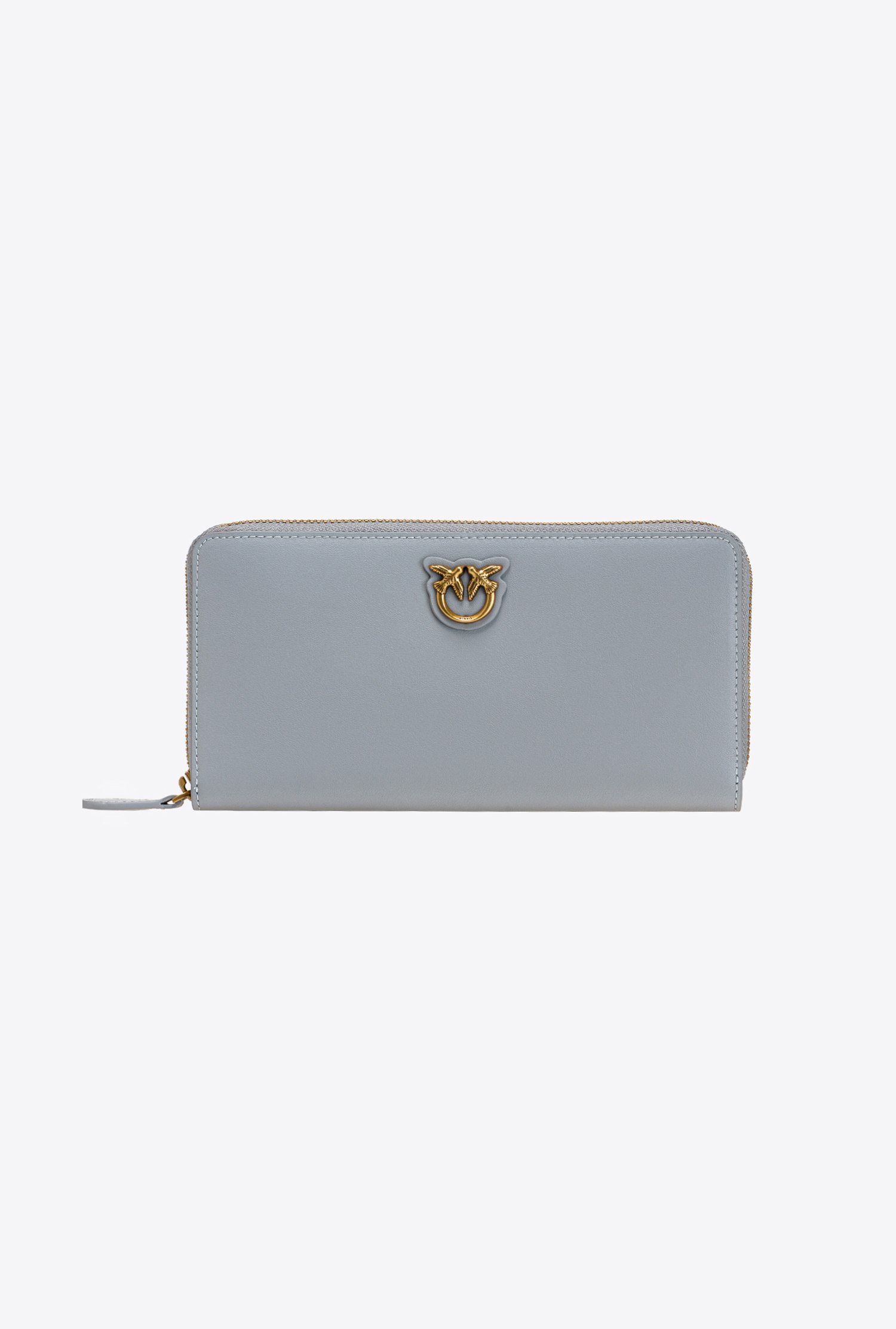 Zip-around leather purse
