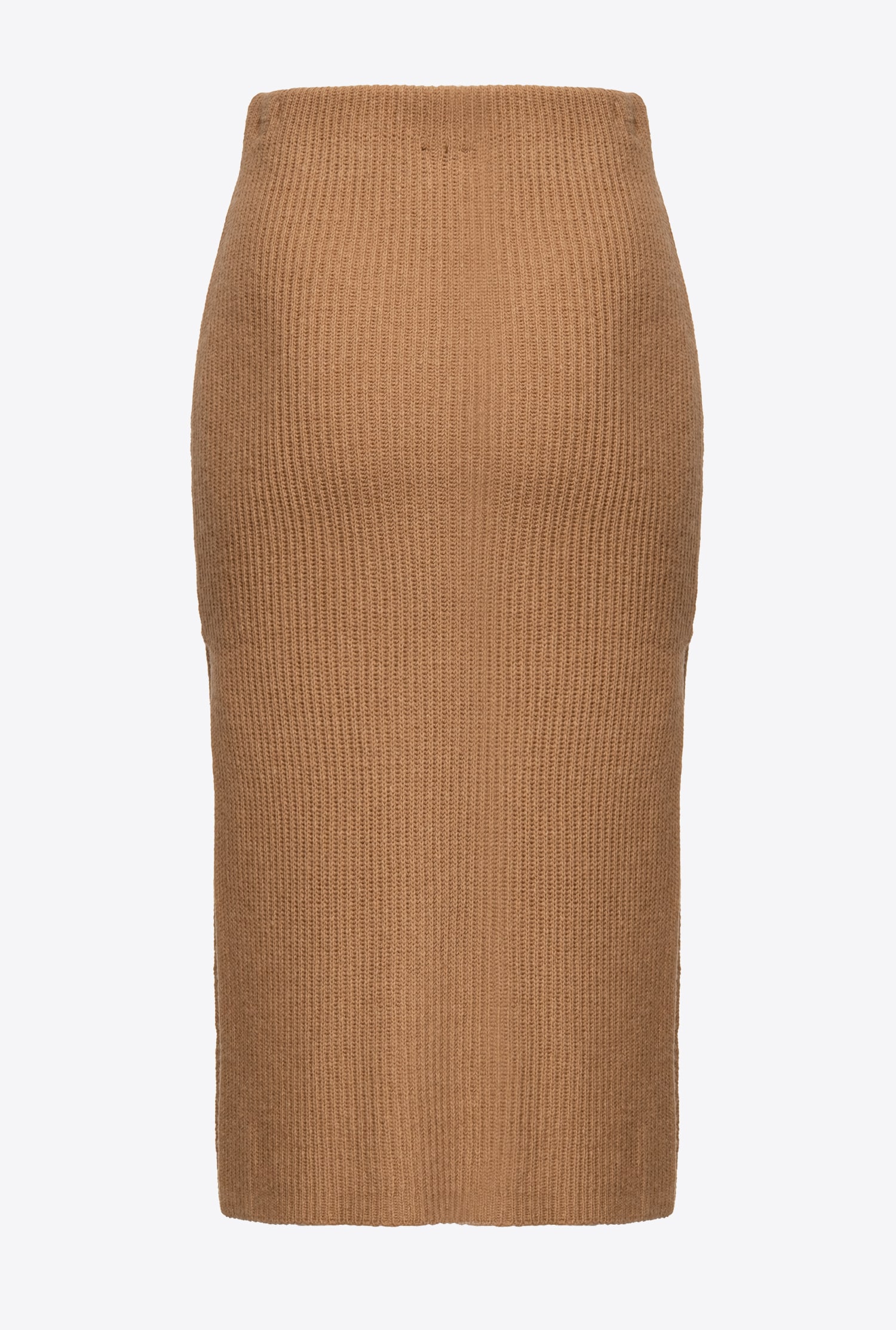 Ribbed knit skirt