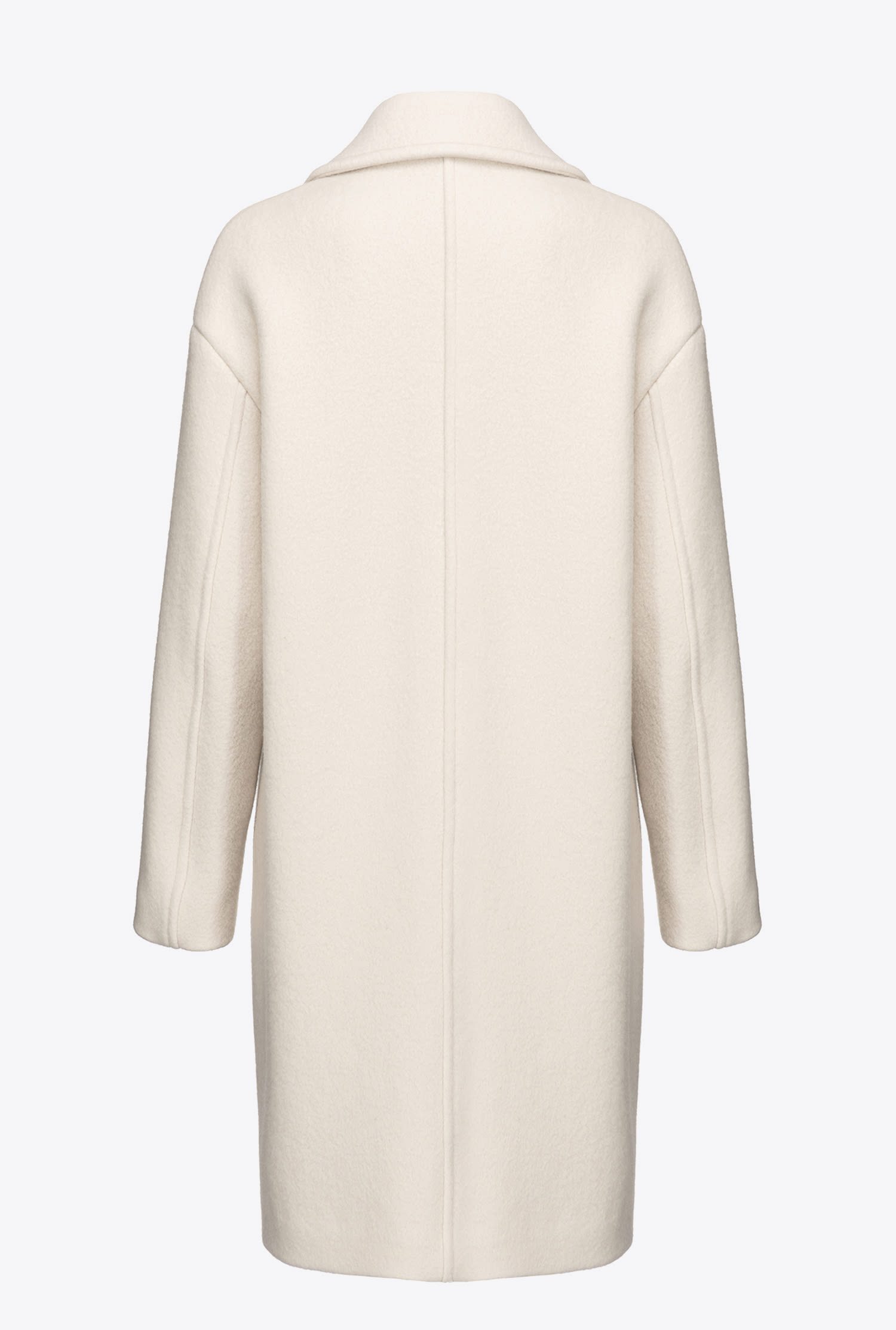 Washed cloth cocoon coat