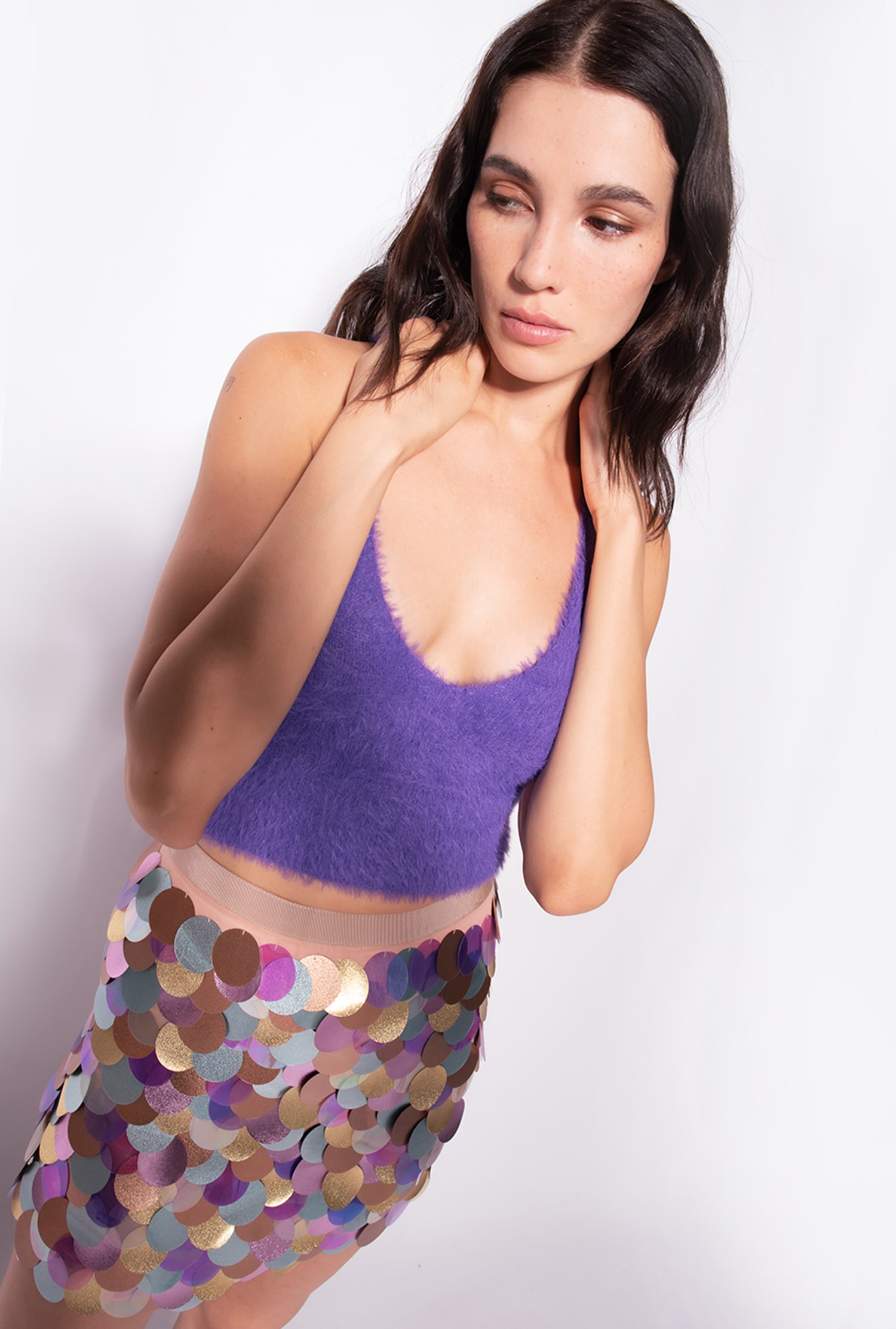 Soft knit crop top