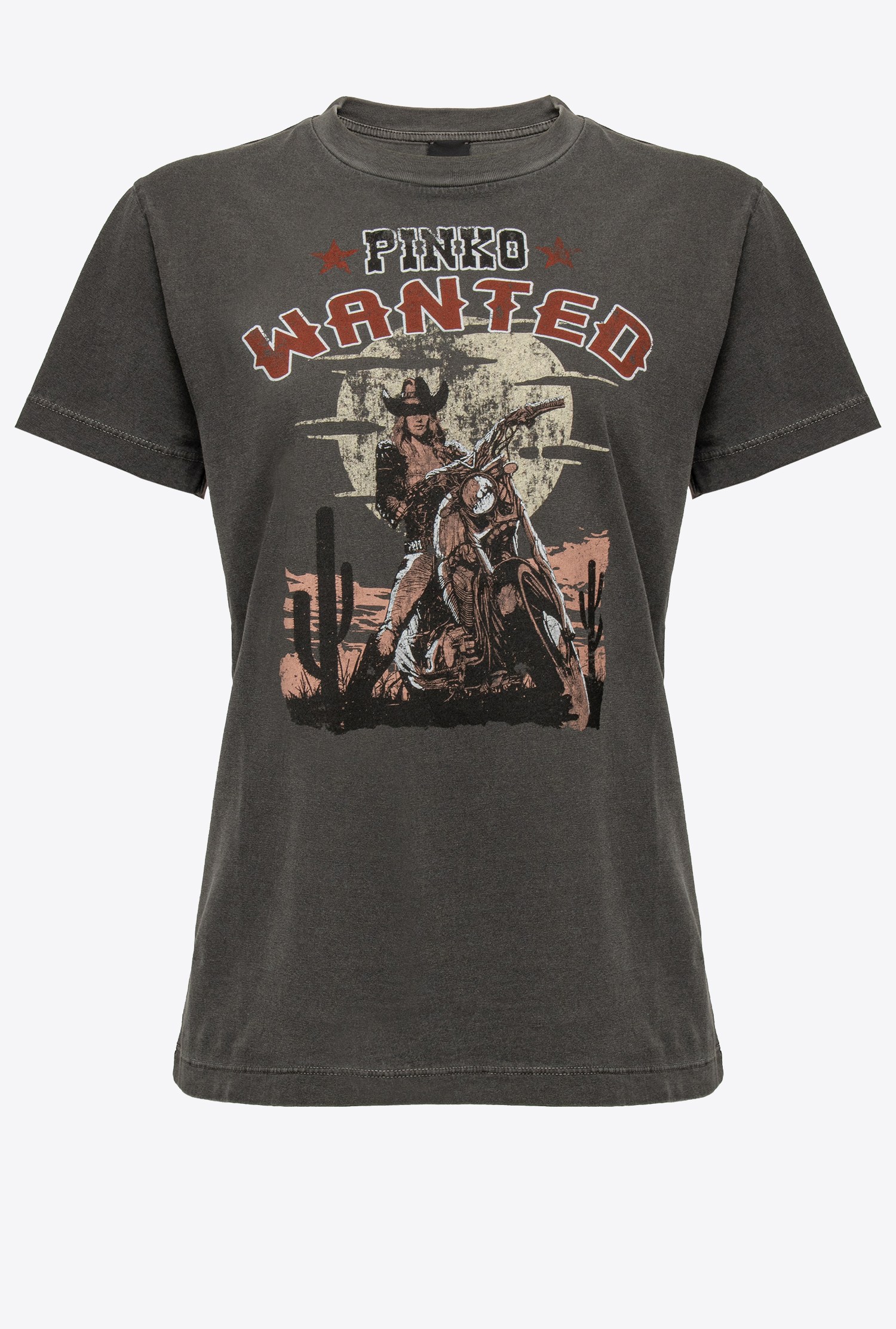 T-shirt with Wanted print