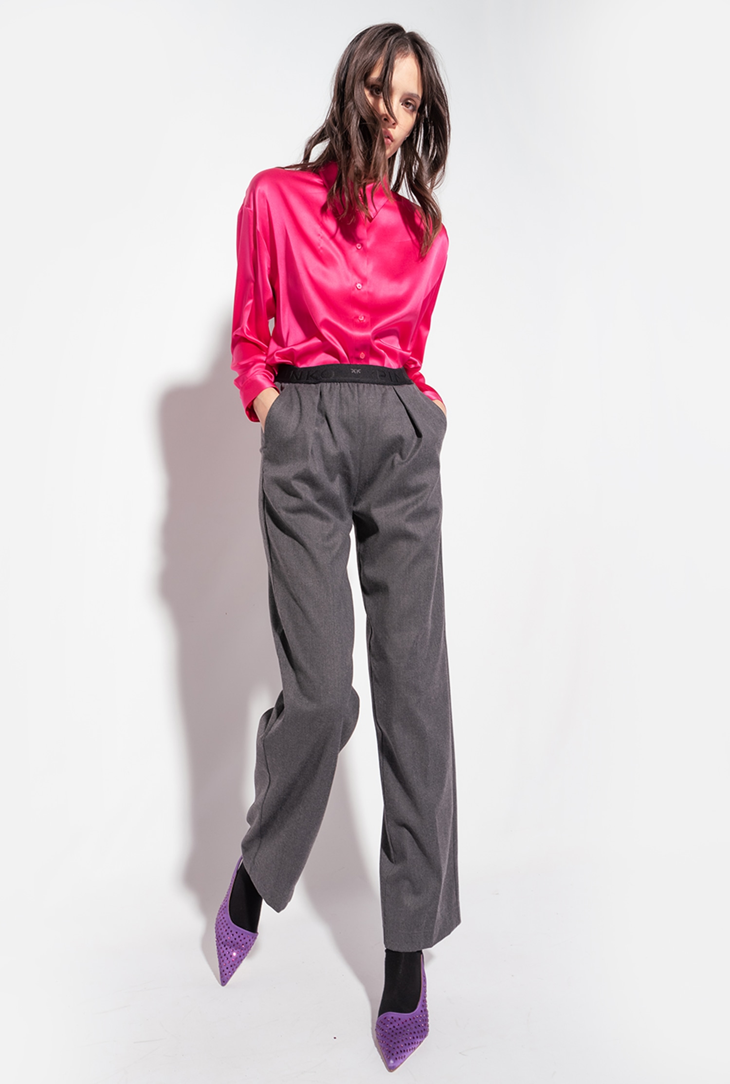 Flannel trousers